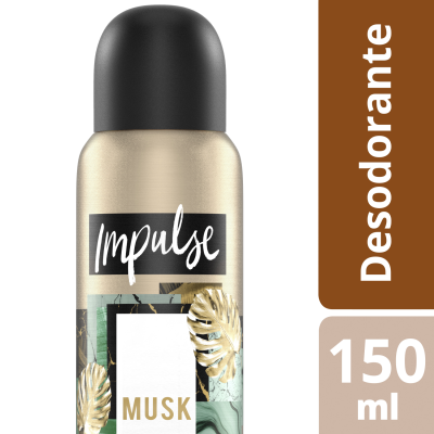 Desodorante En Aerosol Impulse Musk x98gr