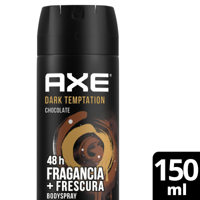 Desodorante En Aerosol Axe Dark Temptation Chocolate x150ml