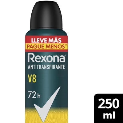 Antitranspirante Rexona Men V8 Extra Cantidad x148gr
