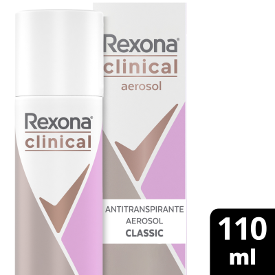 Desodorante En Aerosol Rexona Clinical W Classic x110ml
