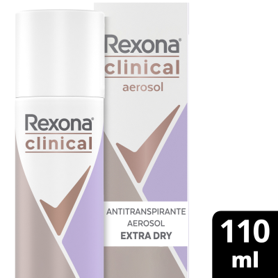 Antitranspirante Rexona Clinical Extra Dry x110ml
