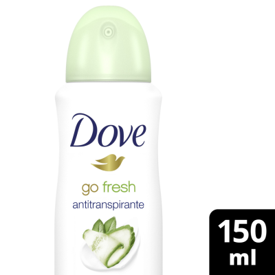  Antitranspirante Dove Go Fresh Pepino x150ml