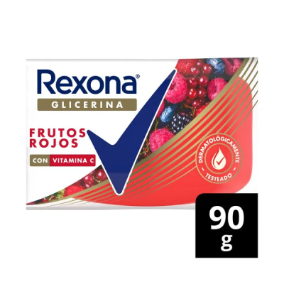 Jabon De Glicerina Rexona Frutos Rojos x90gr