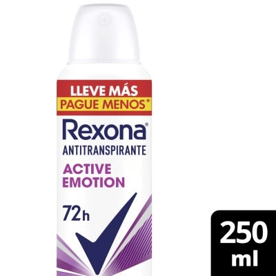 Desodorante REXONA Active Emotion Women 250 ml