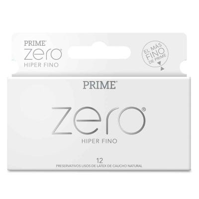 Preservativos Prime Zero hiperfino x12un