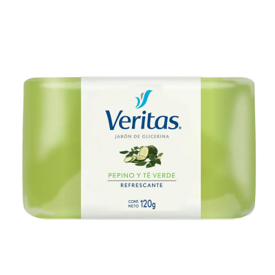 Jabón De Glicerina Veritas Pepino&te Verde x120gr