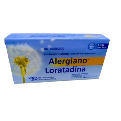 Alergiano 10 Mg Comp.Rec.X 10