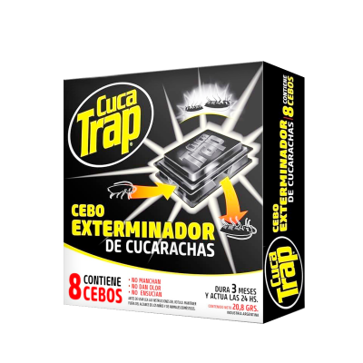Cebos Mata Cucarachas Cuca Trap x8Un