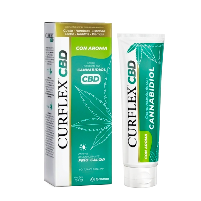 Crema Hidratante Curflex CBD Con Aroma x100gr 