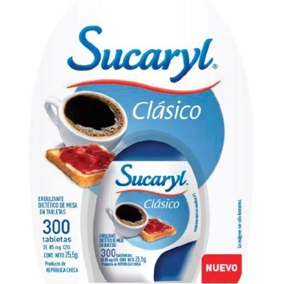 Edulcorante Sucaryl Clasico Tabletas x300un
