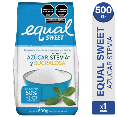 Equalsweet Azucar Stevia 500Gr