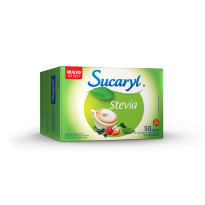 Edulcorante Stevia Sucaryl x50 Sobres