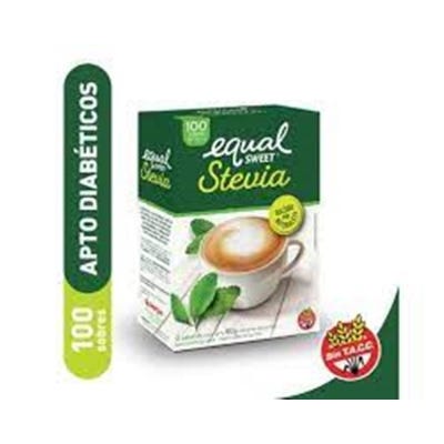 Edulcorante Equalsweet Stevia x100un