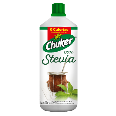 Edulcorante Chuker Stevia Liquido x400ml 
