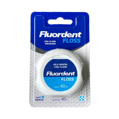 Fluordent Floss hilo dental flúor x 40 m