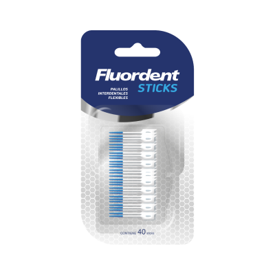 Fluordent Sticks palillos Interdentales flex.x 40