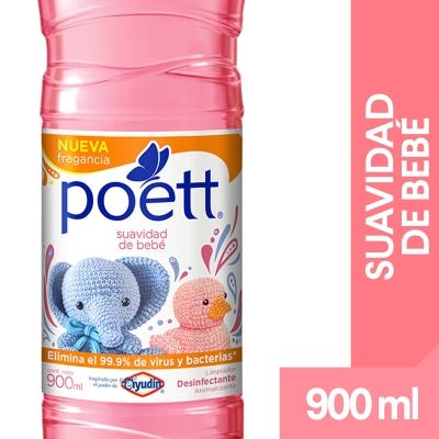 Limpiador Pisos Poett Bebe x900ml