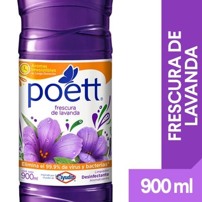 Limpiador Pisos Poett Frescura de Lavanda x900ml