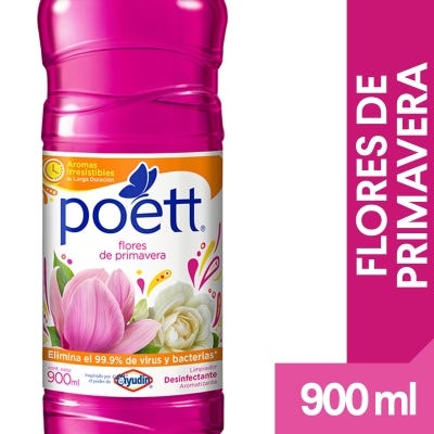 Limpiador Pisos Poett Flores de Primavera x900ml