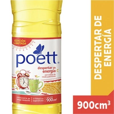 Limpiador Pisos Poett Despertar de Energía x900ml