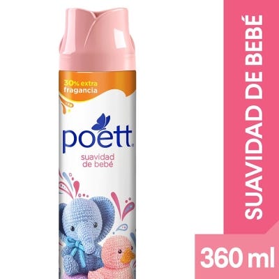 Desodorante Ambientes Poett Suavidad de Bebe x360ml