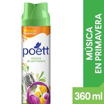 Desodorante Ambientes Poett Música en Primavera x360ml