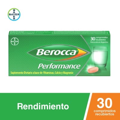 Berocca performance Suplemento Vitamínico comprimidos laqueados x30u