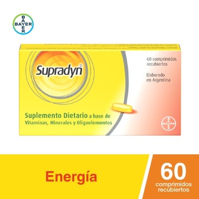 Supradyn Suplemento Vitamínico x 60 cmp.