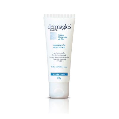 Crema Facial Dermaglos Hidratante F20 Piel Normal x70gr