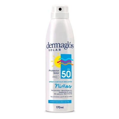 Protector Dermaglos Solar Niños Fps50 Sp.cont x170ml