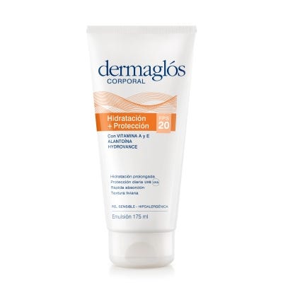 Crema Corporal Dermaglos Hidratacion + Proteccion FPS20 x175ml