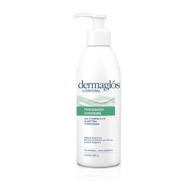 Crema Corporal Dermaglos Hidratación Inmediata x300gr