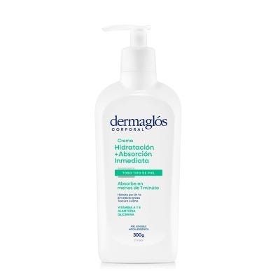 Crema Corporal Dermaglós Hidratación Absorción Inmediata 300ml