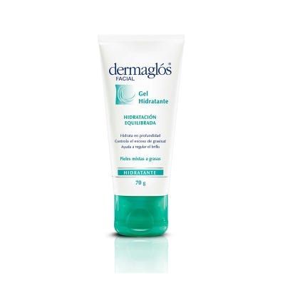 Crema Facial Dermaglos Hidratante P Mix A Grasa Gel x70gr