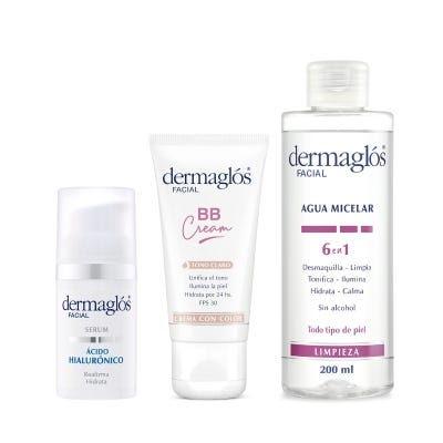 Kit Rutina Experta Dermaglós Serum BB Cream Tono Claro