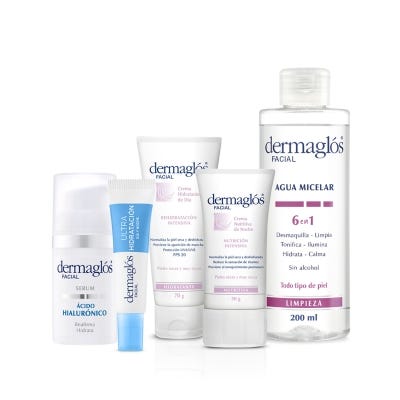 Kit Rutina Experta Dermaglós Piel Seca con Serum