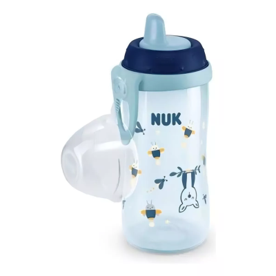 Vaso Para Bebe Nuk Kiddy Cup Luminoso Azul x300ml