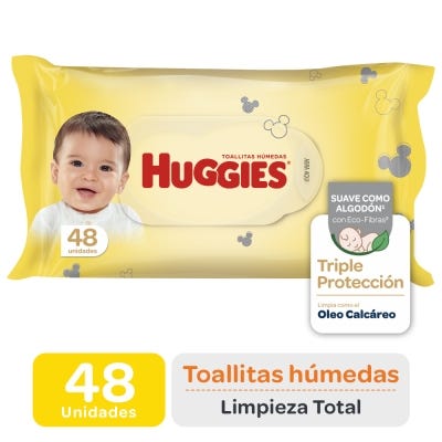 Toallas Húmedas Huggies Triple Protección Oleo x48un