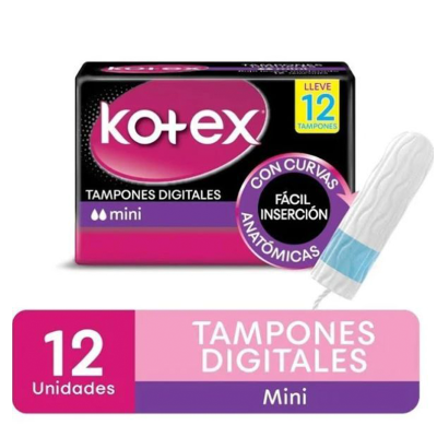 Tampones Kotex Mini x12un