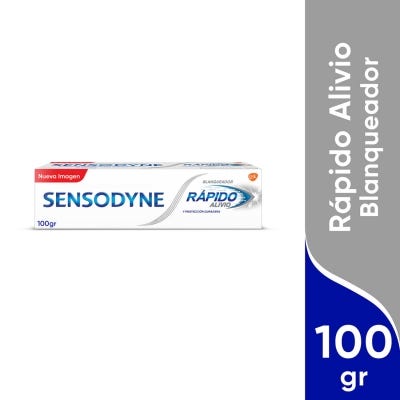 Pasta Dental Sensodyne Rápido Alivio Blanqueador x100gr