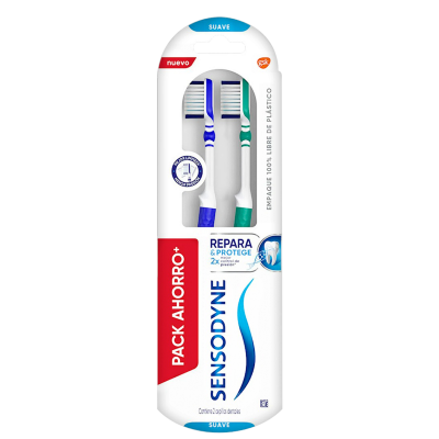 Cepillo Dental Sensodyne Repara y Protege TB Soft x2un