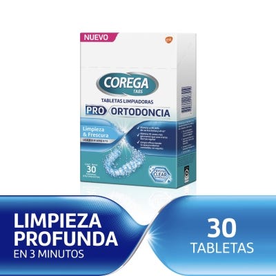Tabs Corega Pro Ortodoncia x30un