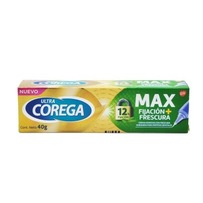 Apósitos Adhesivos Corega Maxima Fijacion y Frescura x40gr