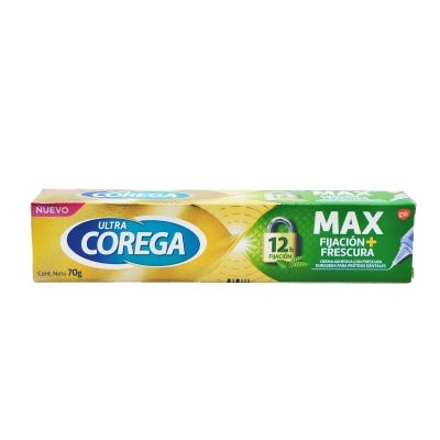 Adhesivo Protesis Corega Maxima Fijacion y Frescura x70gr