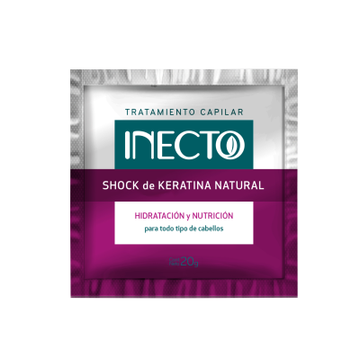 Sachet Inecto Shock Keratina Vegetal x10ml