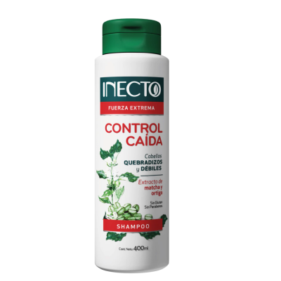 Shampoo Inecto Control Caida Fuerza x400ml