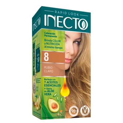 Coloración Inecto Rapid Look 8 - Rubio Claro
