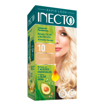 Coloración Inecto Rapid Look 10 - Rubio Clarisimo