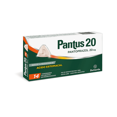 Pantus 20 mg Comp. Rec. Gastro. x 14
