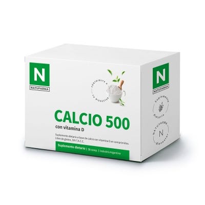 Natufarma Suplemento Dietario x 50Cps Calcio 500 Con Vitamina D